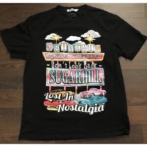 Sugar Hill LOST IN NOSTALGIA T-SHIRT (MINERAL BLACK) SZ XL